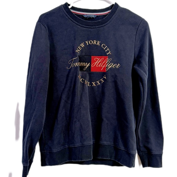 Tommy Hilfiger Black Crewneck Sweater - Picture 1 of 4